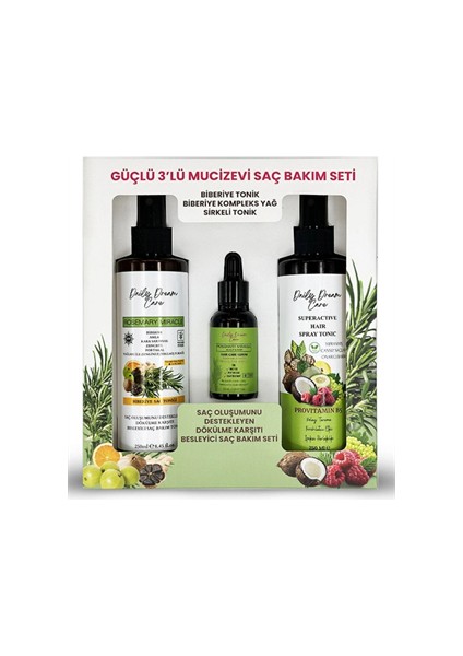 Dream Care Hızlı Saç Uzatma Biberiye Serum + Biberiye Tonik Saç Bakım Seti fiyatları