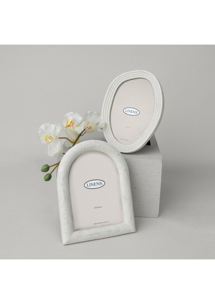 Larin 13X18 cm Çerçeve Oval Gri fiyatları
