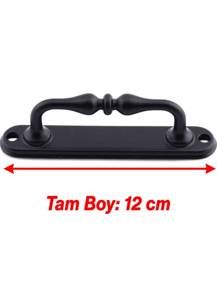 Metal Kapı Çekme Kolu 12 cm Dolap Saclı Mobilya Dolap Çekmece Tutamağı Kulp Kulpları Siyah modelleri