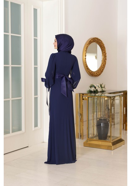 Tesettür Abiye Firuze modelleri