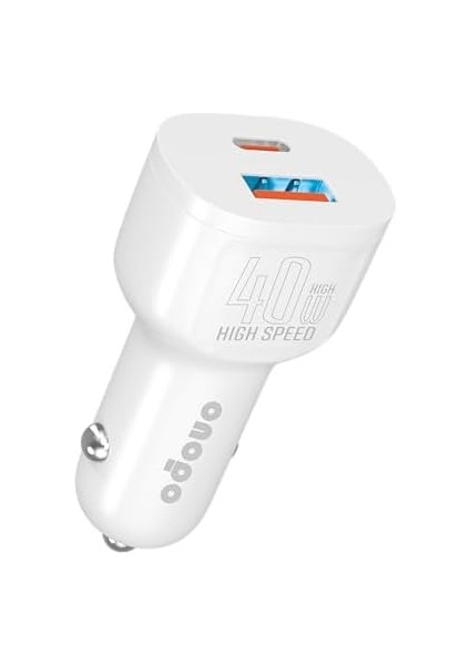 Type-C (Pd) ve USB Girişli LED Işıklı Turbo Araç Şarj Cihazı - Çift Çıkışlı - Model A7 fiyatları