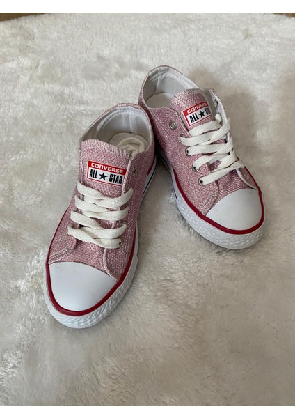 Pembe Simli Içi Yumuşak Taban Şeritli Kız Çocuk Ayakkabı Süper Kalite fırsatları