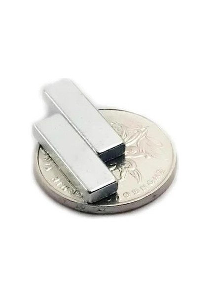 5 Adet - Köşeli Neodyum Mıknatıs, 20X6X3 Mm, Süper Güçlü Magnet, N35 Kalite indirimleri