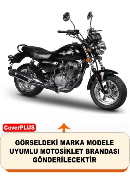 Motoran Crazy 125 Pro Arka Çanta Uyumlu Branda Siyah Kırmızı-Dikişli Reflektörlü Motosiket Brandası Motor Örtüsü Çadır Su Geçirmez Motosiklet Kılıfı Motor Brandası fiyatları