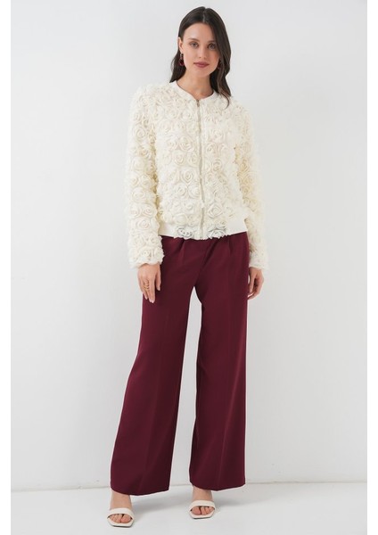 0719 Güllü Ceket - Ekru fiyatları