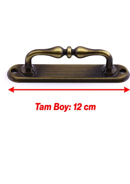Metal Kapı Çekme Kolu 12 cm Dolap Mobilya Dolap Çekmece Tutamağı Kulp Kulpları Eskitme Antik Sarı fiyatları