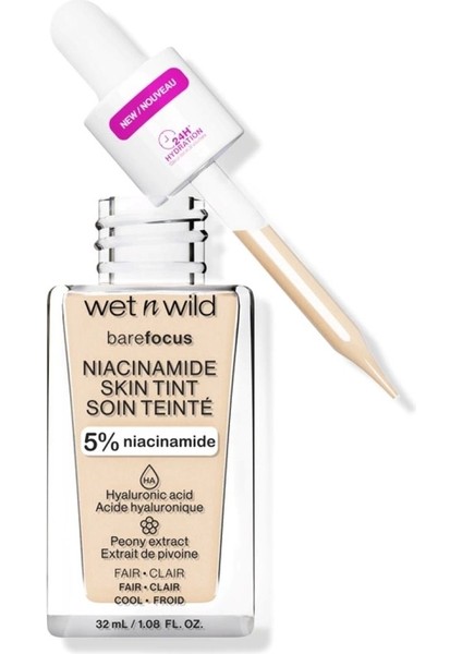 Niacinamide Skin Tint Fondöten Açık Ton Cilt Eşitleyici Özellikli SPF İçerir