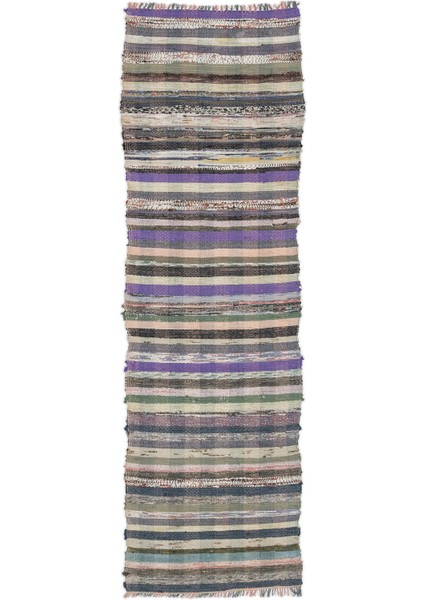 Atina Kahverengi Eskitme Yün Modern Desenli Yün Hav Toz Vermez Leke Tutmayan Salon Yolluk Mutfak El Dokuma Halı