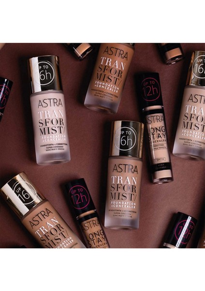 Astra Make-Up Transformist Fondöten & Kapatıcı - Shell 02C modelleri