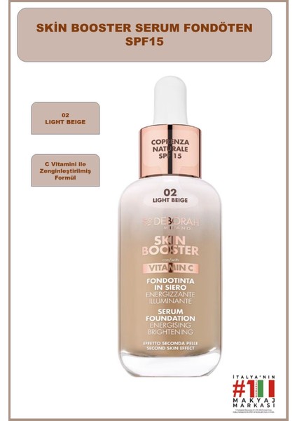 Skin Booster Serum Fondöten 02