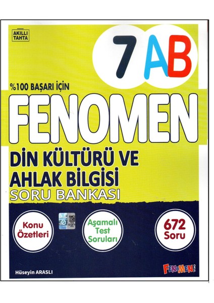 Fenomen 7, Sınıf Din Kültürü ve Ahlak Bilgisi Soru Bankası