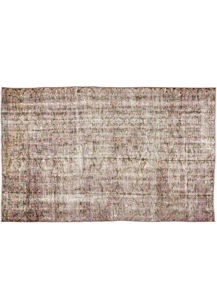 Mor Eskitme Yün Modern Desenli Yün Hav Toz Vermez Leke Tutmayan Salon Yolluk Mutfak El Dokuma Halı