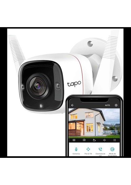 Tp-Lınk Tapo TC65 (C310), 3,0mpix, Iç ve Dış Mekan, IP66, Wifi, 30MT. Gece Görüşü, Iki Yönlü Ses Güvenlik Kamerası modelleri