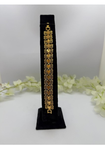 22 Ayar Altın Kaplama Kelebek Motifli Bileklik LVD555-1-1 fiyatları