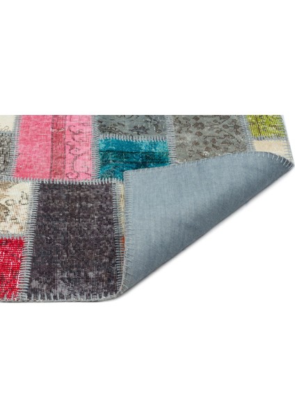 Atina Turkuaz Eskitme Yün Modern Desenli Yün Hav Toz Vermez Leke Tutmayan Salon Yolluk Mutfak El Dokuma Halı fiyatları