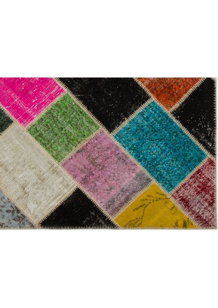 Atina Kırmızı Eskitme Yün Modern Desenli Yün Hav Toz Vermez Leke Tutmayan Salon Yolluk Mutfak El Dokuma Halı indirimleri