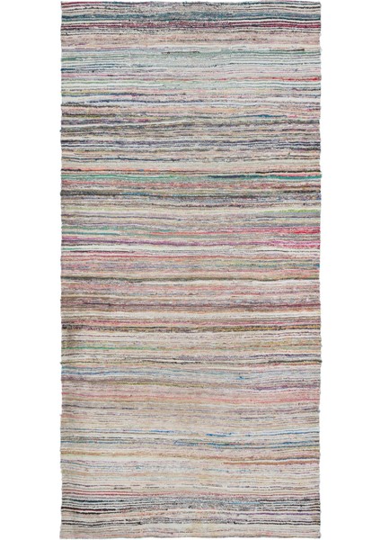 Atina Kırmızı Eskitme Yün Modern Desenli Yün Hav Toz Vermez Leke Tutmayan Salon Yolluk Mutfak El Dokuma Halı