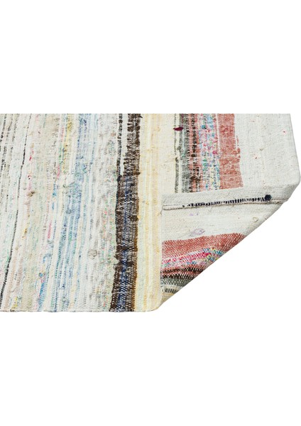 Teselya Mavi Çizgili Yün Modern Desenli Yün Hav Toz Vermez Leke Tutmayan Salon Yolluk Mutfak El Dokuma Halı fiyatları