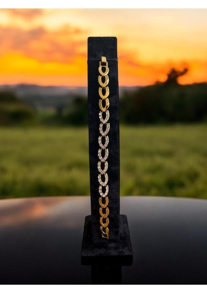 14 Ayar Altın Kaplama Özel Tasarım Samanyolu Su Yolu Bileklik LVD216 modelleri