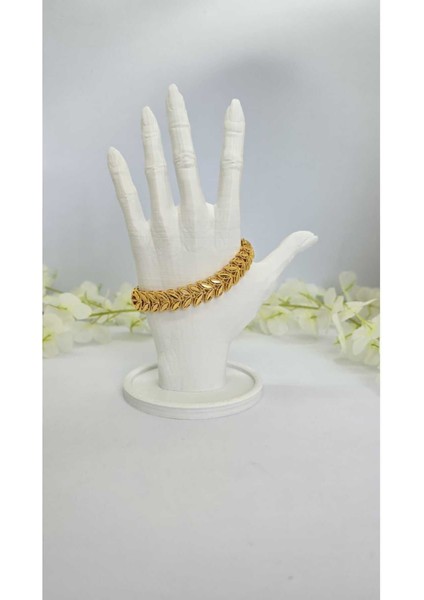 Başak Model Bileklik 22 Ayar Altın Kaplama fiyatları