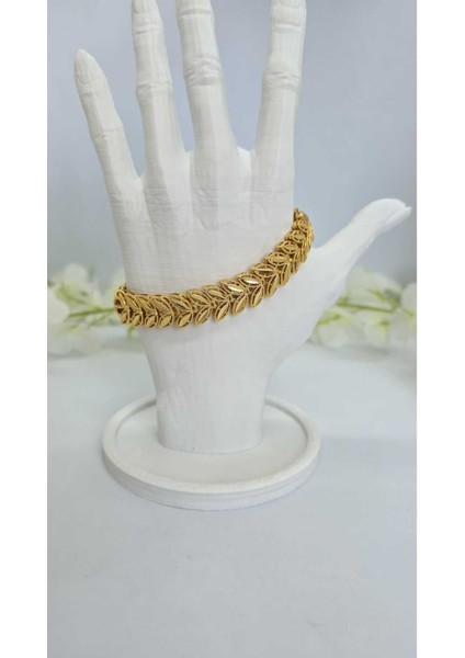 Başak Model Bileklik 22 Ayar Altın Kaplama modelleri