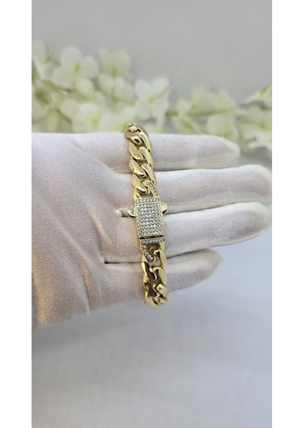 14 Ayar Altın Kaplama 1.2 cm Gurmet Model Bileklik fırsatları