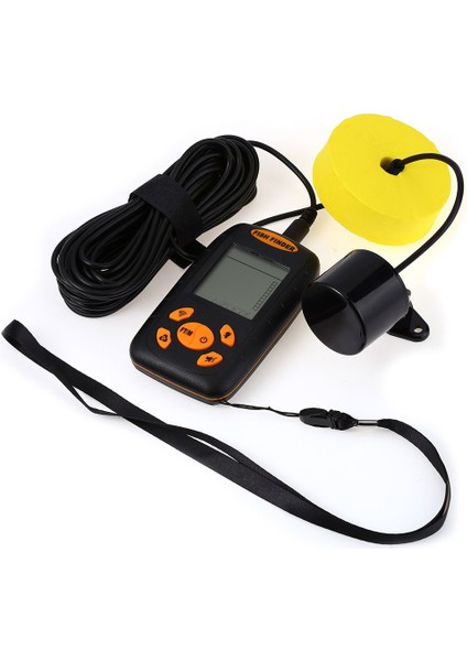 Dijital Balık Bulucu Ultrasonik Sonar GPS100MT Siyah