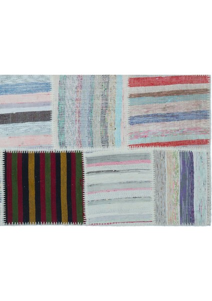 Iskece Bej Patchwork Yün Modern Desenli Yün Hav Toz Vermez Leke Tutmayan Salon Yolluk Mutfak El Dokuma Halı modelleri