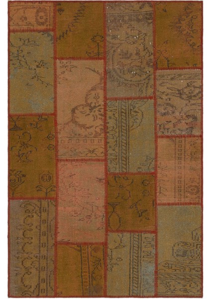 Teselya Bej Eskitme Yün Modern Desenli Yün Hav Toz Vermez Leke Tutmayan Salon Yolluk Mutfak El Dokuma Halı