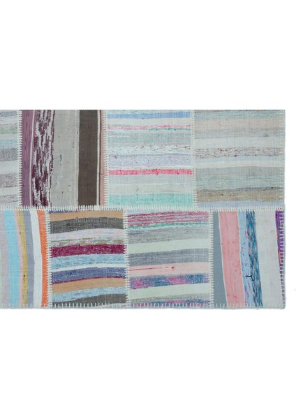 Iskece Bej Patchwork Yün Modern Desenli Yün Hav Toz Vermez Leke Tutmayan Salon Yolluk Mutfak El Dokuma Halı fırsatları