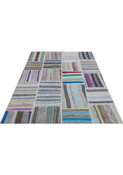 Atina Mavi Eskitme Yün Modern Desenli Yün Hav Toz Vermez Leke Tutmayan Salon Yolluk Mutfak El Dokuma Halı modelleri