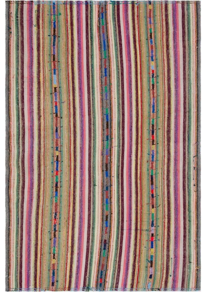 Atina Bej Eskitme Yün Modern Desenli Yün Hav Toz Vermez Leke Tutmayan Salon Yolluk Mutfak El Dokuma Halı