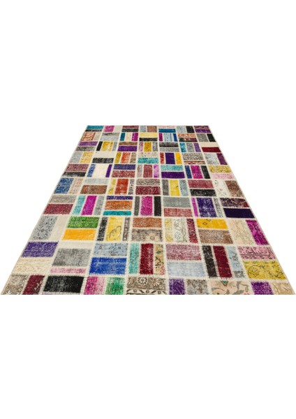 Atina Turkuaz Eskitme Yün Modern Desenli Yün Hav Toz Vermez Leke Tutmayan Salon Yolluk Mutfak El Dokuma Halı modelleri