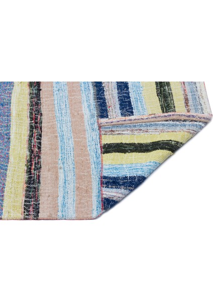 Teselya Bej Çizgili Yün Modern Desenli Yün Hav Toz Vermez Leke Tutmayan Salon Yolluk Mutfak El Dokuma Halı fiyatları