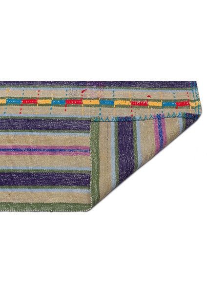 Girit Bej Çizgili Yün Modern Desenli Yün Hav Toz Vermez Leke Tutmayan Salon Yolluk Mutfak El Dokuma Halı fiyatları