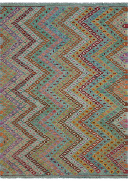 Atina Bej Eskitme Yün Modern Desenli Yün Hav Toz Vermez Leke Tutmayan Salon Yolluk Mutfak El Dokuma Halı