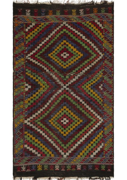 Atina Turkuaz Eskitme Yün Modern Desenli Yün Hav Toz Vermez Leke Tutmayan Salon Yolluk Mutfak El Dokuma Halı