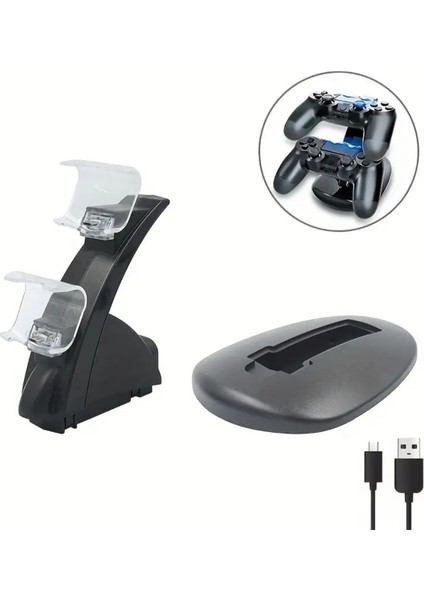 Hepu TP4-0408B Ps4 Dualshock Kablosuz Oyun Kolu Şarj Standı modelleri