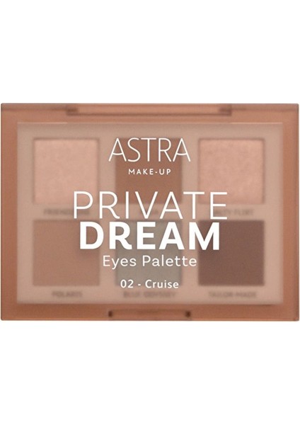 Astra Make-Up Private Dream 6'lı Far Paleti - 02 Cruise