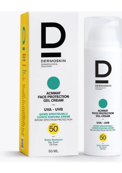 Acne Mat Face Protection Gel Spf 50+ 50 ml Güneş Kremi