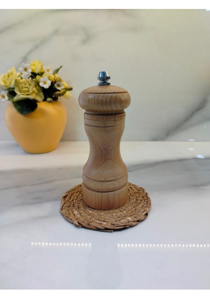 Doğal Ahşap Değirmen 14,5 cm