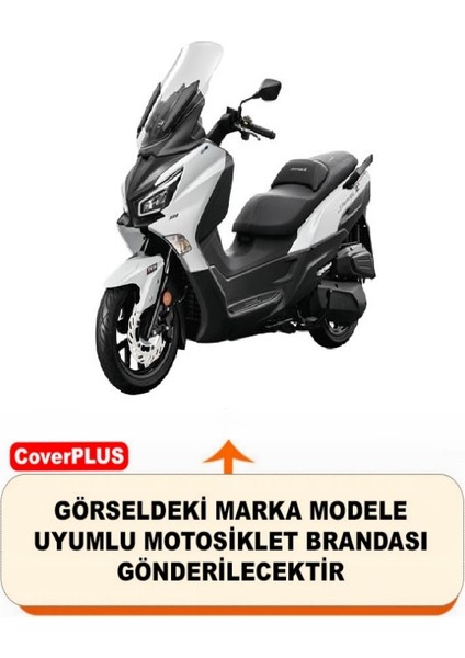 Reflektörlü Siyah Turuncu Dikişli Sym Joymax Z Plus 250 Pro Arka Çanta Uyumlu Branda Motosiket Brandası Motor Örtüsü Çadır Su Geçirmez Motosiklet Kılıfı Motor Brandası fiyatları