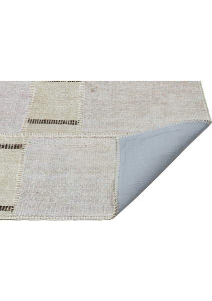 Teselya Bej Çizgili Yün Modern Desenli Yün Hav Toz Vermez Leke Tutmayan Salon Yolluk Mutfak El Dokuma Halı fiyatları