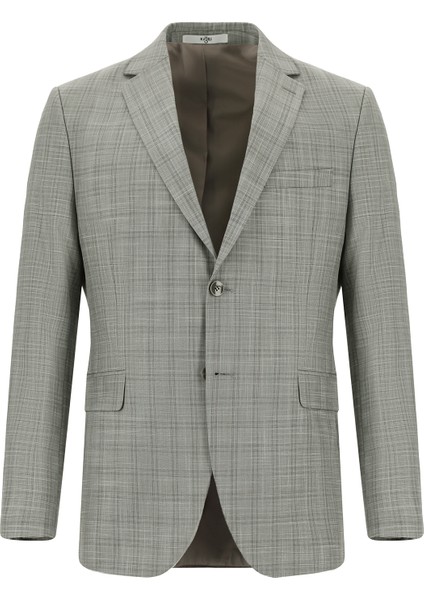 Regular Fit Klasik Ekose Takım Elbise fiyatları