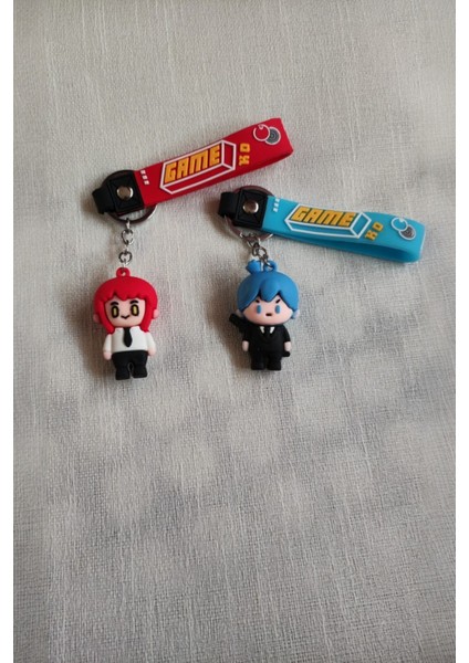 Chainsaw Man Japon Anime Makima Veaki Hayakawa Figür Anahtarlık Çanta Aksesuarı 2 Adet fırsatları