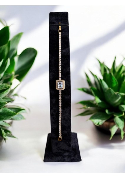 14 Ayar Altın Kaplama Baget Model Bileklik LVD203 modelleri