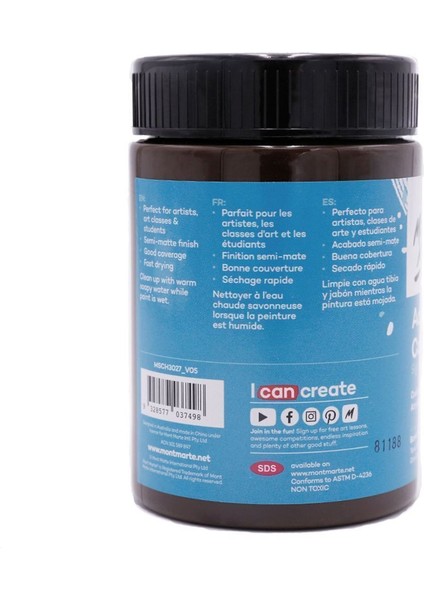 mm Akrilik Renkli Boya Signature 300ML - Burnt Umber fiyatları