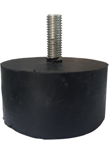 Klima Konsol Takoz Titreşim Önleyici Yuvarlak 8cm Çap*4cm Yükseklik*7,5cm Vidalı Yükseklik Ses Engelleyici Dış Ünite Ayak Takozu Ağır Ürün Takozu 1ADET