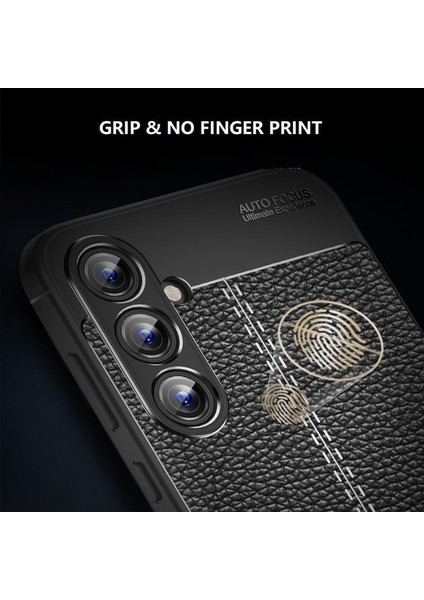 Galaxy A25 Için Deri Dokulu Auto Focus Kamera Yükseltili Kılıf 360° Full Kasa Koruması Sağlayan Darbelere Karşı Dayanıklı Yumuşak ve Ince Tasarımlı Tpu Silikon Kılıf modelleri