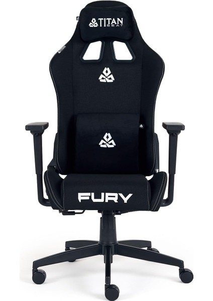Fury Black Kumaş Oyuncu Koltuğu